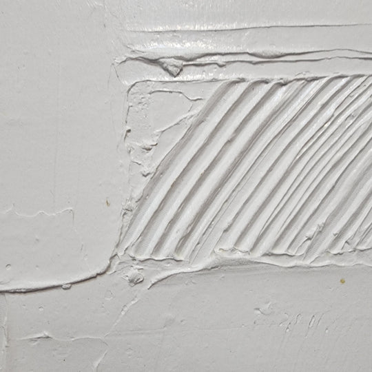 Textured Impasse - Stunning Neutral Modern Abstract With Thick Textural Elements, Size 60x90cm