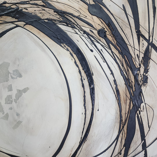 Hand Painted ART, Ready to hang, Size 100x100cm MTO518