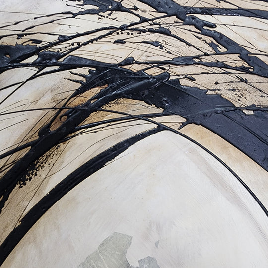 Hand Painted ART, Ready to hang, Size 100x100cm MTO518