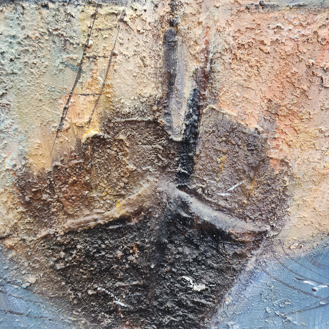 Hand Painted Art, Ready to hang, 60x90cm  MTO-563