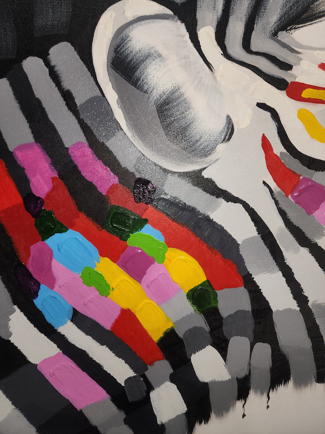 Hand Painted ART, Ready to hang, Size 90x120cm MTO539