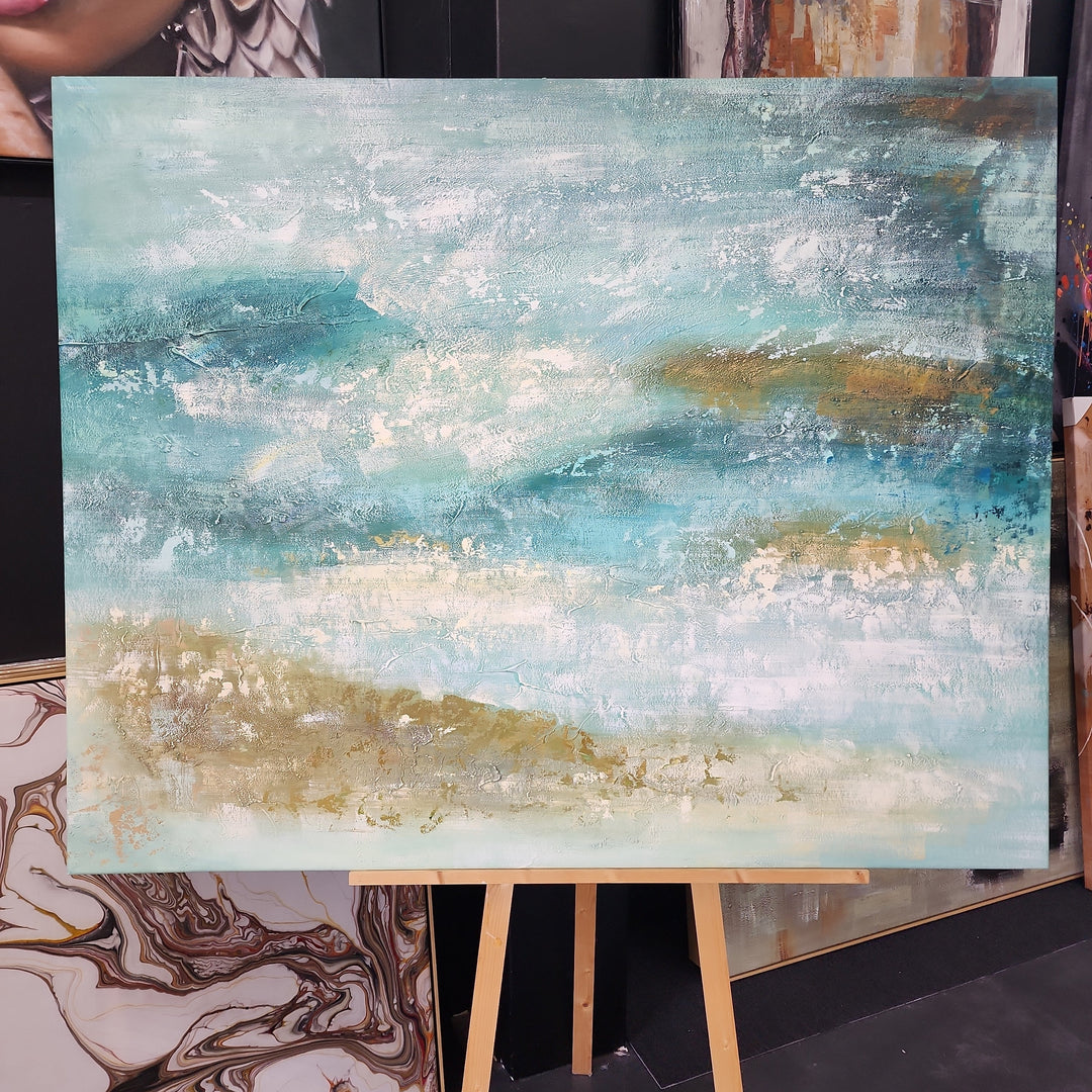 Essence of The Shore - Stunning Textural Hand Painted Art