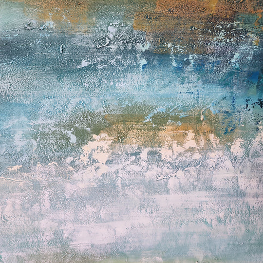 Essence of The Shore - Stunning Textural Hand Painted Art