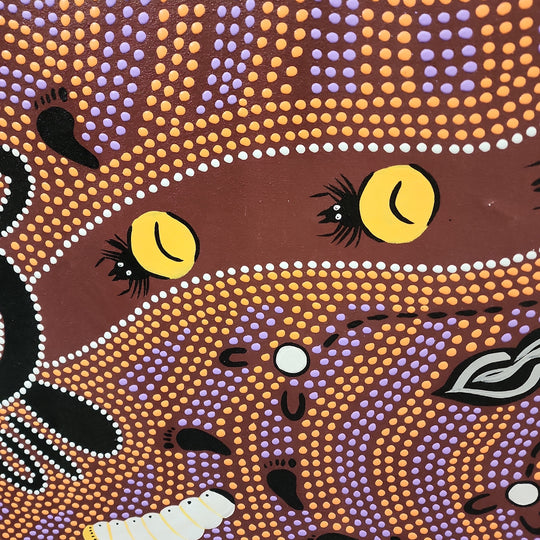 Of The Dreaming - Beautiful Modern Dot Painting Artwork, Feature Size 100x150cm