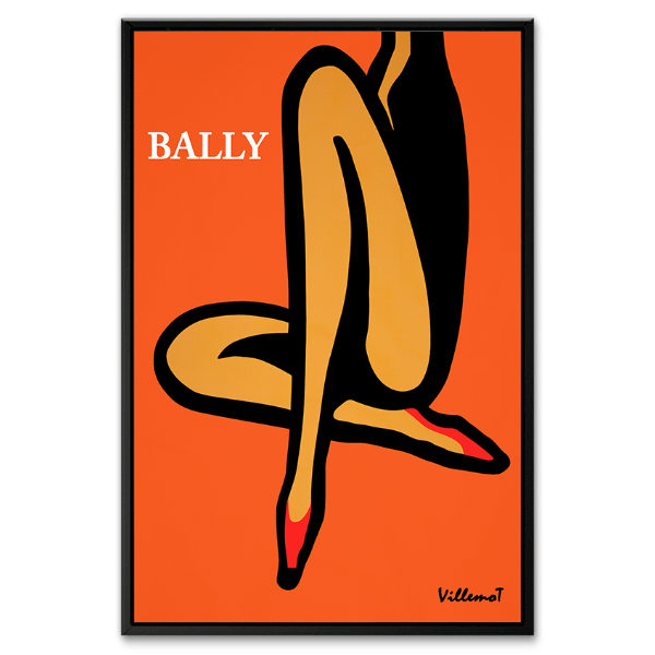 Orange Bally - Shadow Framed Art - TOP197 - 60 x 90cm