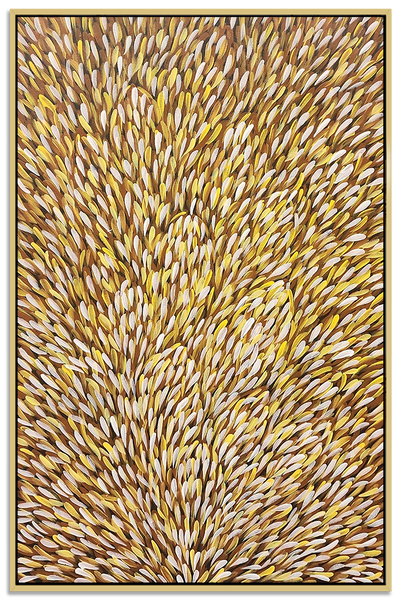 Bush Medicine Leaves - Modern Hand Painted ART Size 90x140cm