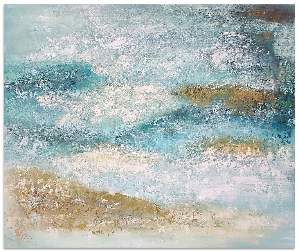 Essence of The Shore - Stunning Textural Hand Painted Art