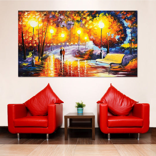 Lucid Tranquillity - Stunning Large Palette Knife Romantic Landscape Art 100x180cm
