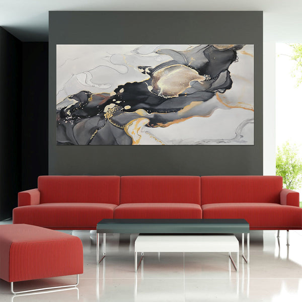 Torrential Fissue - Stunning Large Scale Modern Abstract 100x200cm