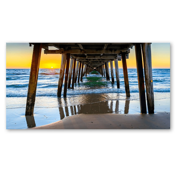 Sunset at Henley Beach - Canvas Print ART - CN101 - 80x150cm