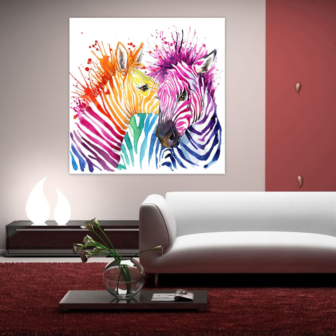 Stripes & Bliss - Canvas Print ART-CN157-60x60cm