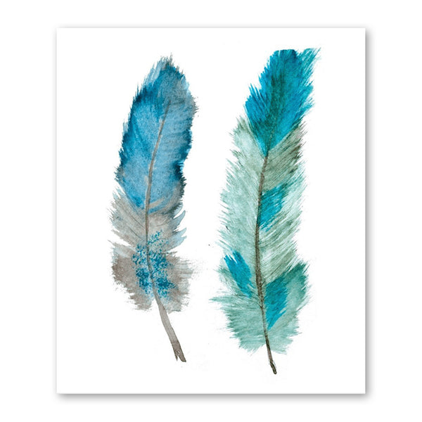 Two Feathers of Ether 2(of2) - Canvas Print ART-CN161-50x60cm