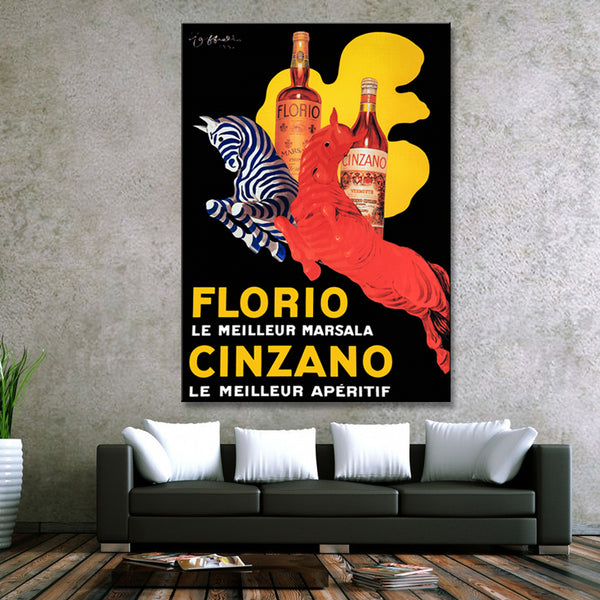 Florio Cinzano - Canvas Print ART-CN178-50x70cm