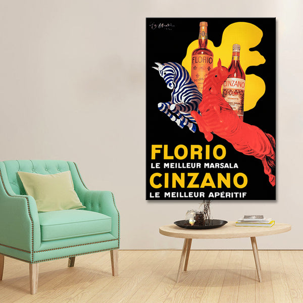 Florio Cinzano - Canvas Print ART-CN178-50x70cm