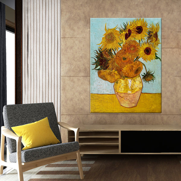 Sunflowers - Van Gogh Canvas Art Print - CN629