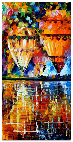Hot Air Balloons - Leonid Afremov Canvas Print Art - CN682