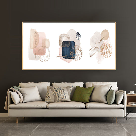 Affluent Features - Canvas Print with Floating Frame - CNL307