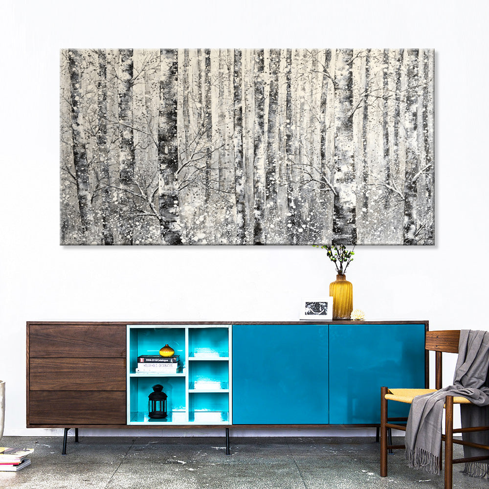 Wintry Bliss Landscape ART- Asst Sizes Canvas Art - EA138