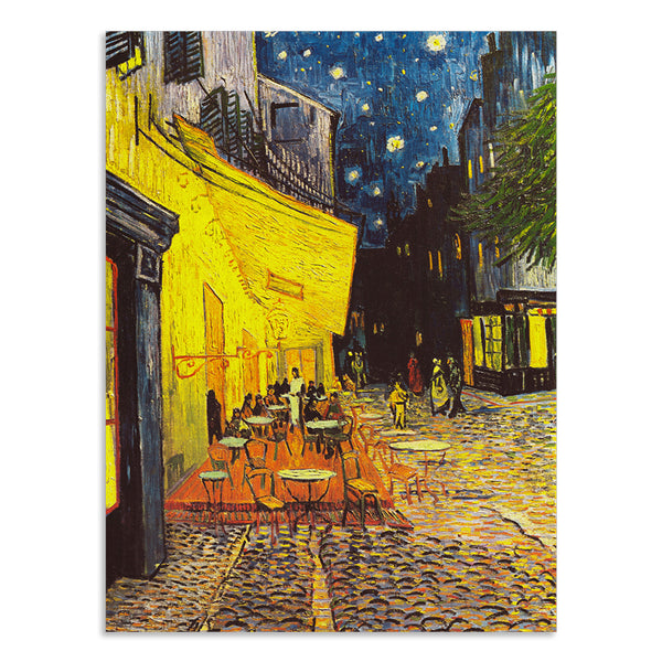 Van Gogh Cafe Terrace - Embellished Canvas Art - EA328-75x100