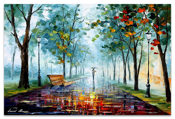 Cool Serenity - Embellished Leonid Afremov Art - EA370
