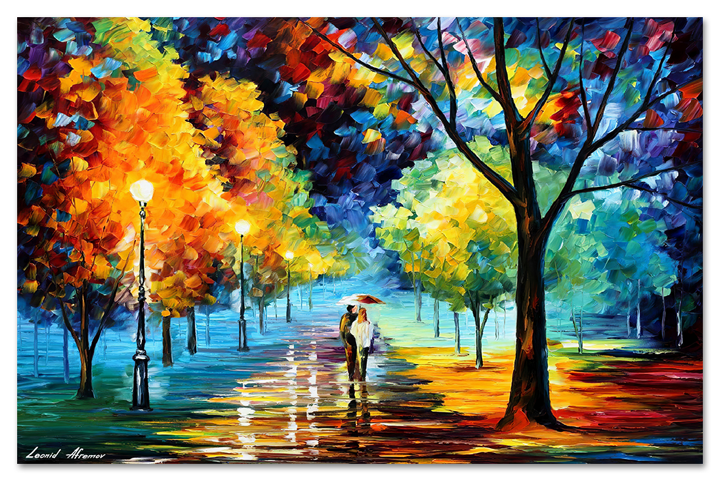Large Scale Leonid Afremov Embellished Art - 150x230cm - EA379