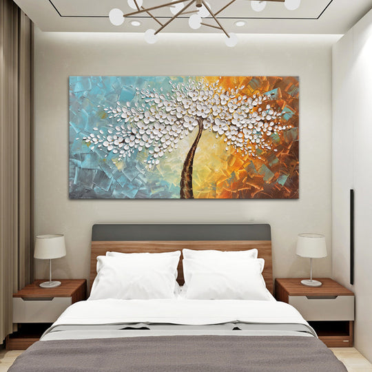 Floral Delight - Hand Embellished Canvas Art - EA853