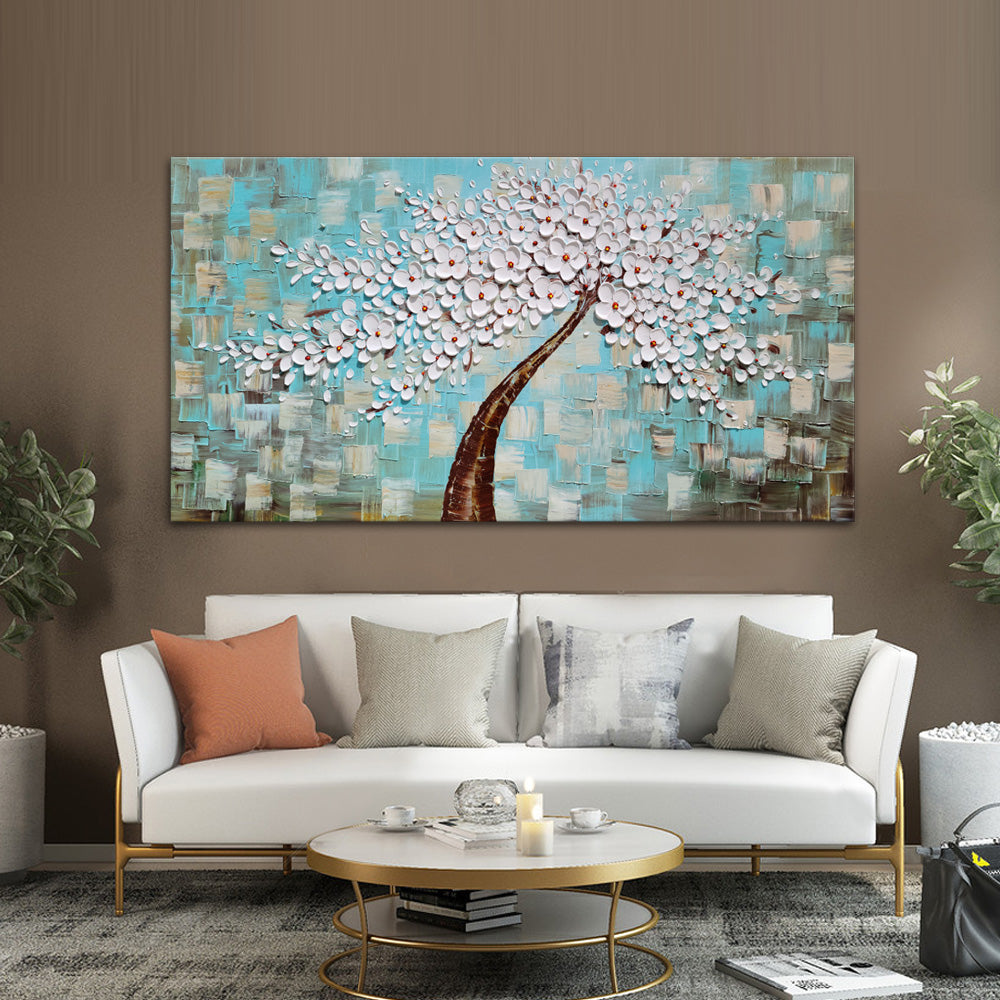 Floral Bliss - Hand Embellished Canvas Art - EA854