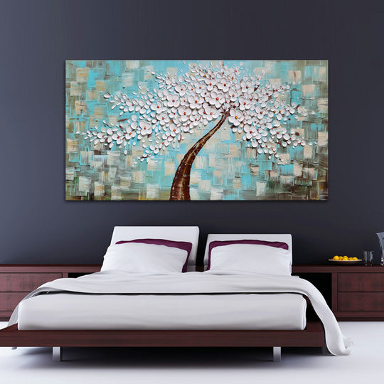 Floral Bliss - Hand Embellished Canvas Art - EA854