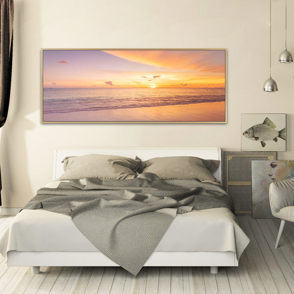 Shoreline Bliss - Shadow Framed Art - JP114 - 80x200cm