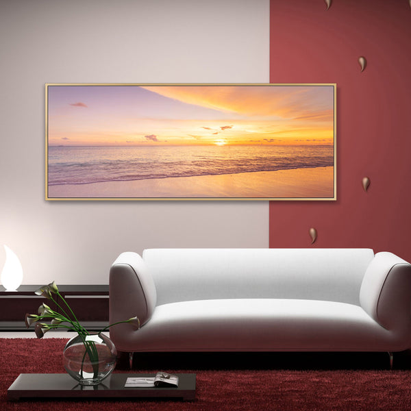 Shoreline Bliss - Shadow Framed Art - JP114 - 80x200cm