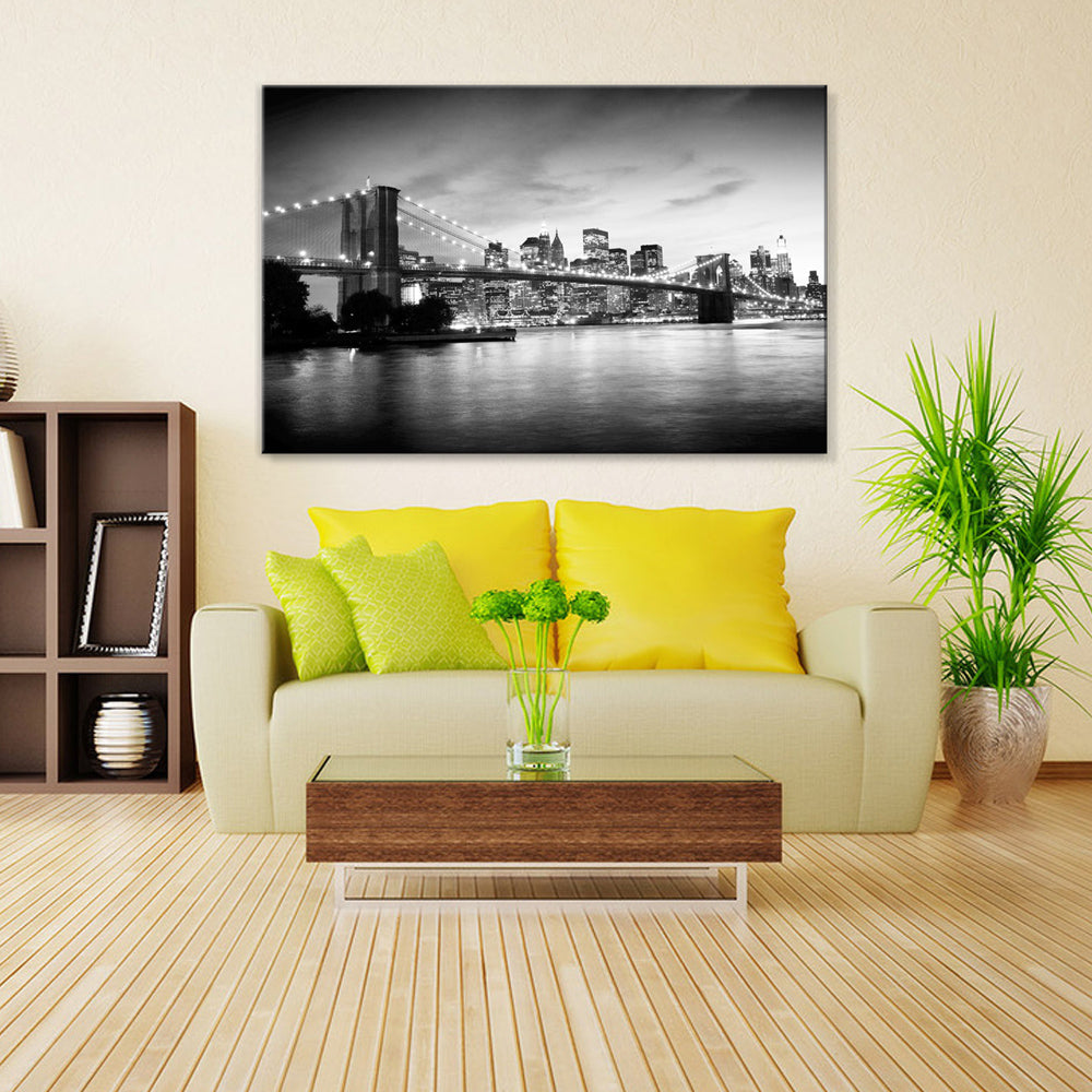 Brooklyn Bridge - Large Scale Canvas Art - JP327 - 150x230cm