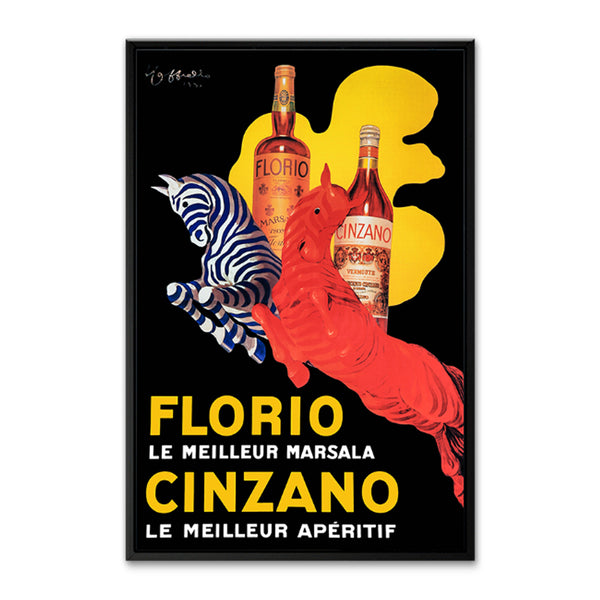 Florio Cinzano - Shadow Framed Art - TOP192 - 60 x 90cm