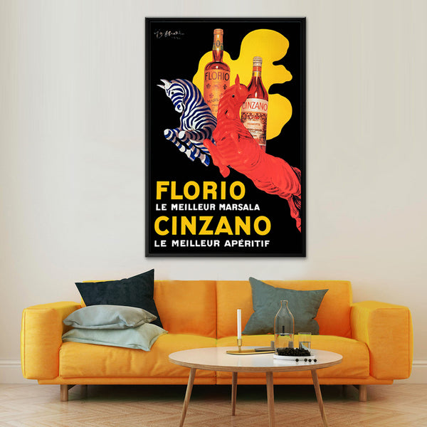 Florio Cinzano - Shadow Framed Art - TOP192 - 60 x 90cm