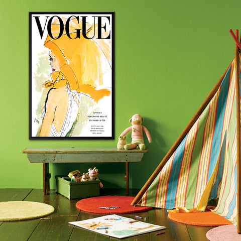 Vogue Umbrella - Shadow Framed Art - TOP195 - 60 x 90cm