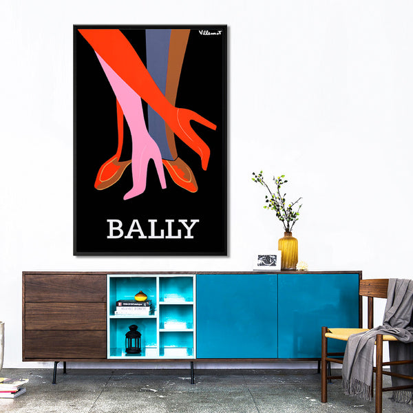 Bally Heels - Shadow Framed Art - TOP251 - 60x90cm
