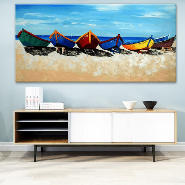 Boats by the Beach - YA514