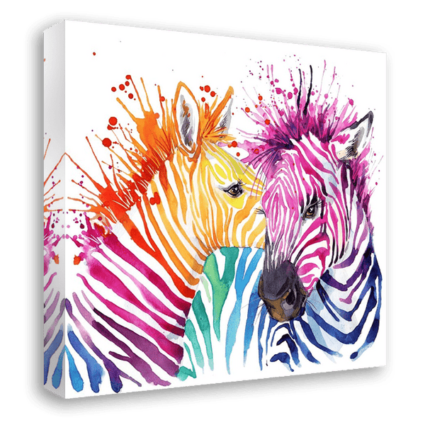 Stripes & Bliss - Canvas Print ART-CN157-60x60cm