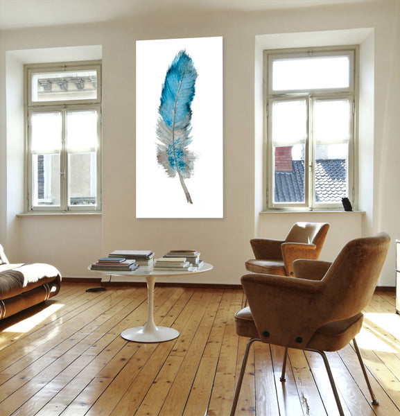 Feather of Ether 1(of3) - Canvas Print ART-CN159A-40x80