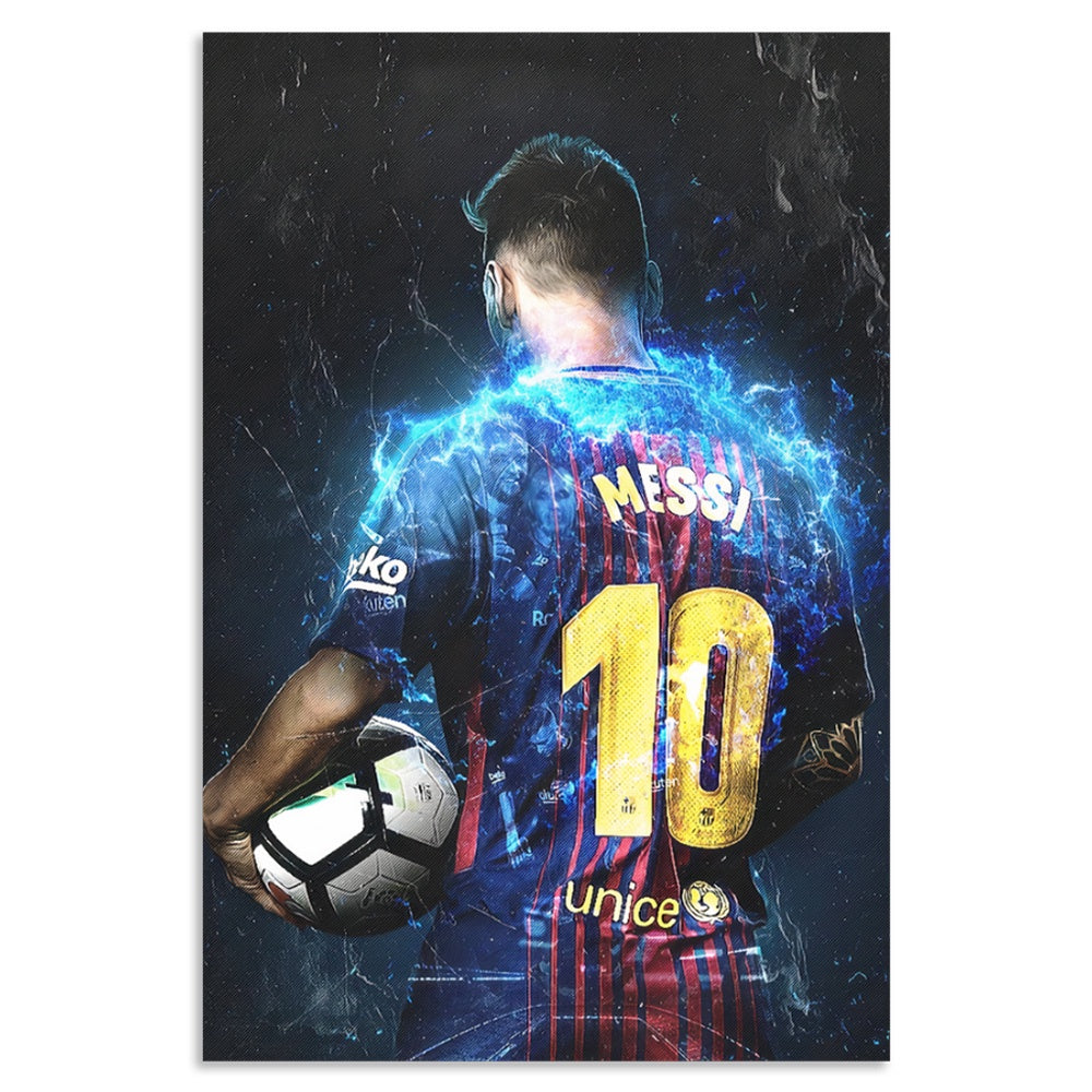 Messi - Sports World Icons - Canvas Art - 50x70cm - CN691X