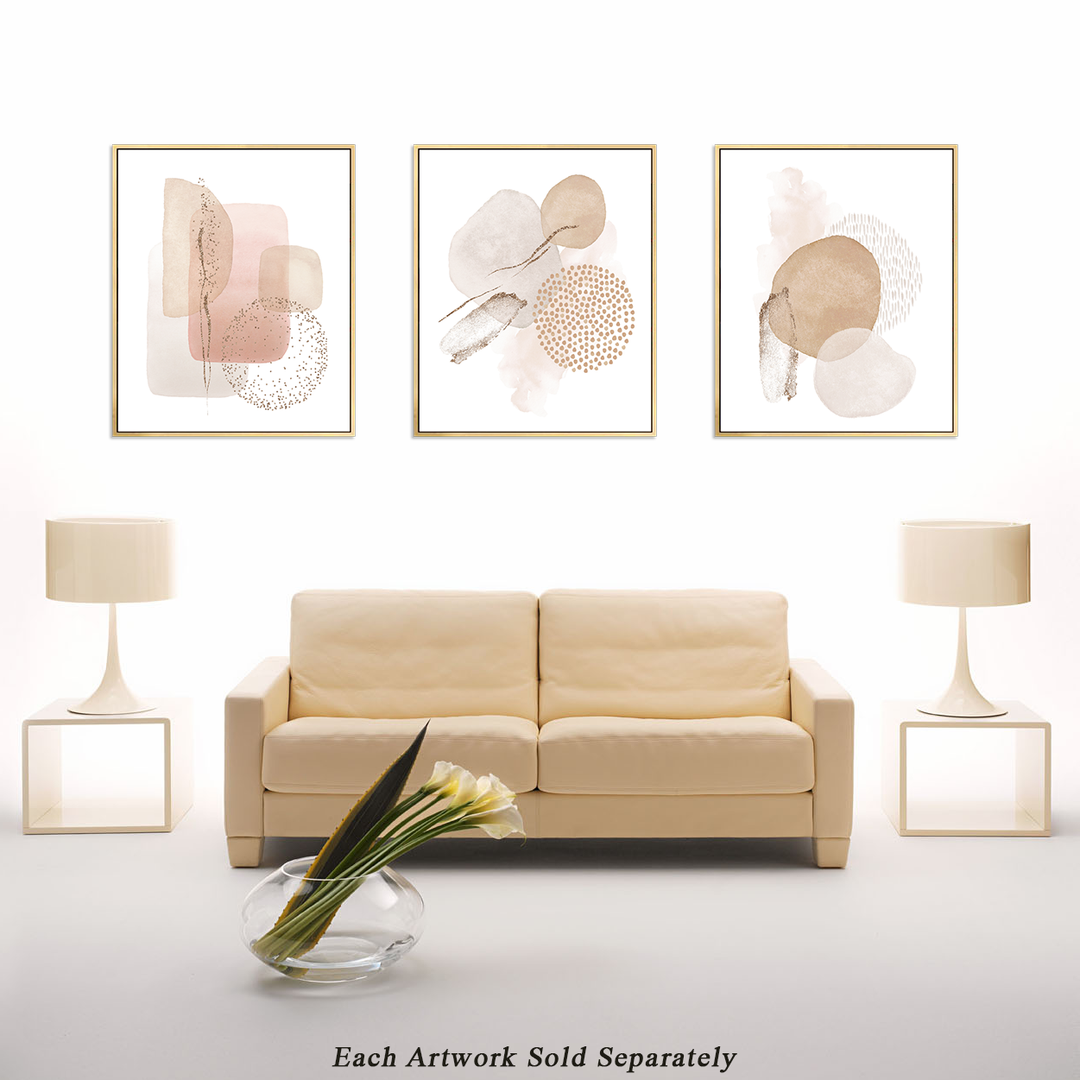 Form of Subtlety - Framed Canvas Art - CNL312 (1 of 3)