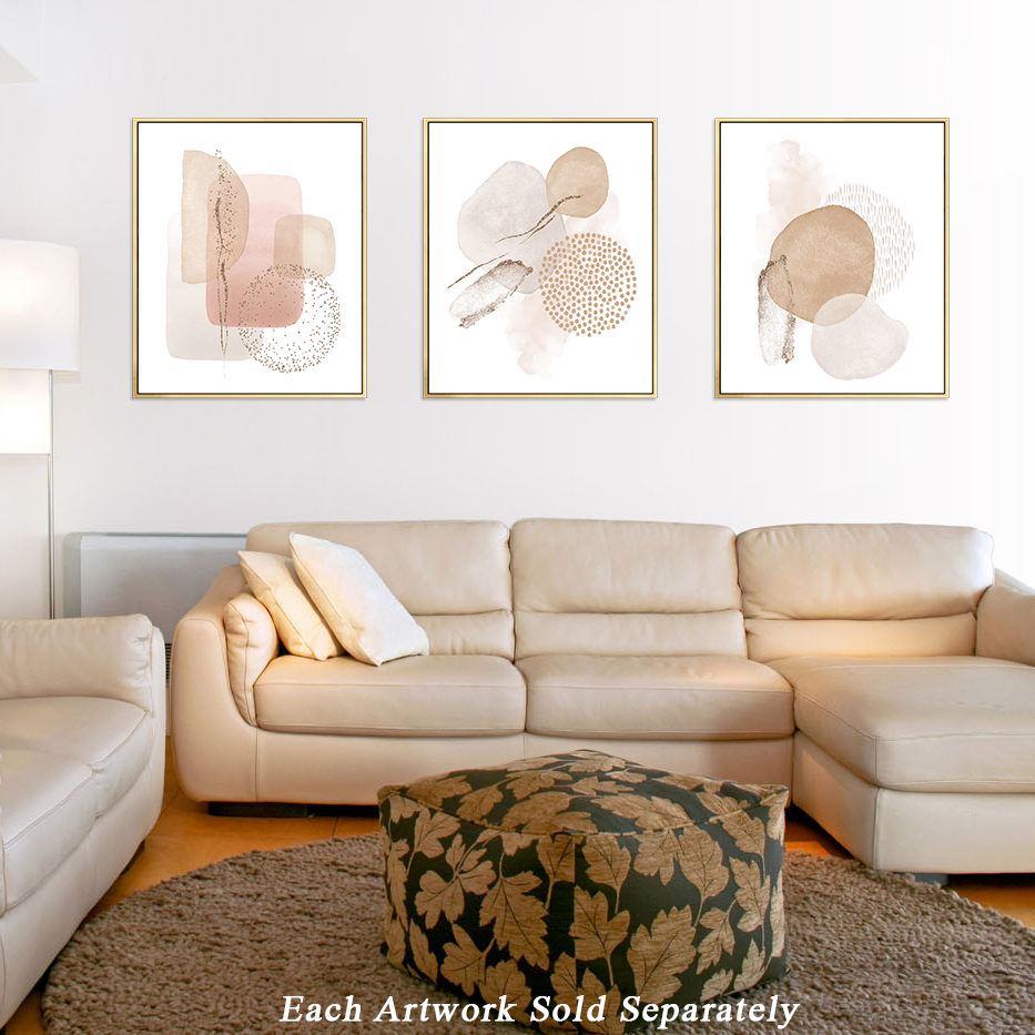 Form of Subtlety - Framed Canvas Art - CNL312 (1 of 3)