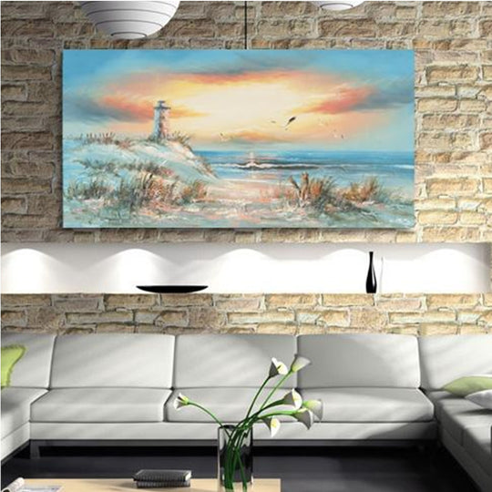 The Lighthouse - Asst Sizes Canvas Art - EA313