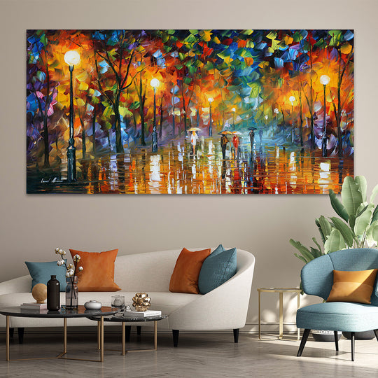 Large Scale Leonid Afremov Embellished Art - 100x200cm - EA375