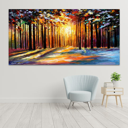 Large Scale Leonid Afremov Embellished Art - 100x200cm - EA376
