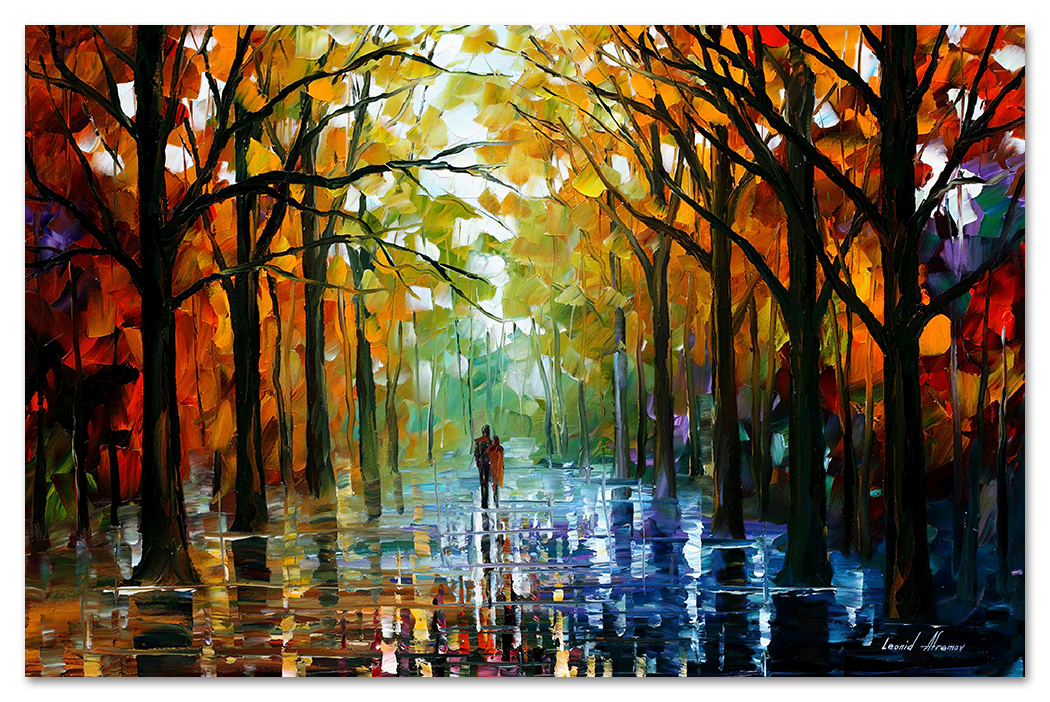 Large Scale Leonid Afremov Embellished Art - 150x230cm - EA378