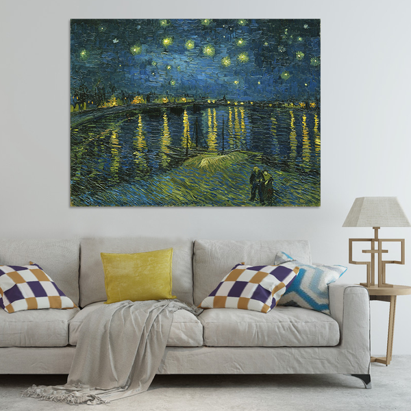 Starry Night Over the Rhone - Van Gogh Canvas Print - JP197