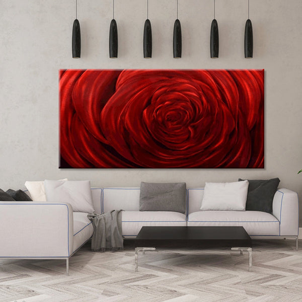 Radiant Rose - Aluminium Wall ART - MA23